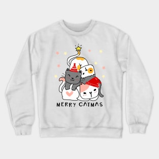 Merry Catmas Crewneck Sweatshirt